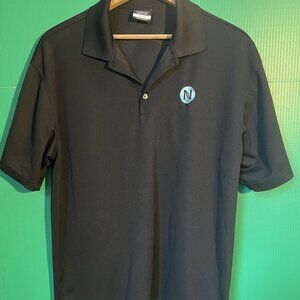 Nike Golf Dri-Fit Polo Shirt Men’s Large Black Nerium Embroidered Logo Corporate